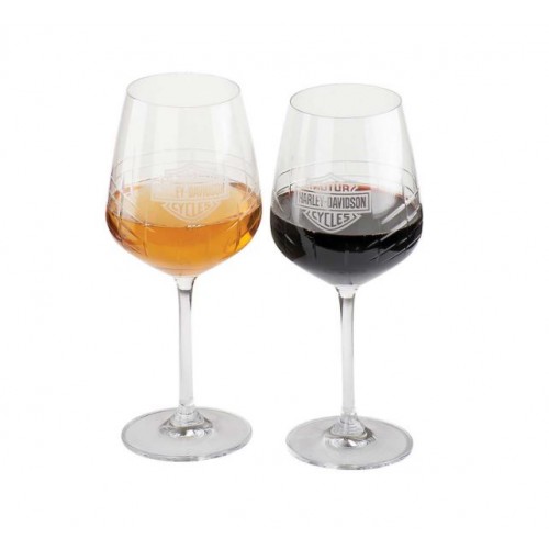 H-D CRYSTAL WINE GLASS SET 