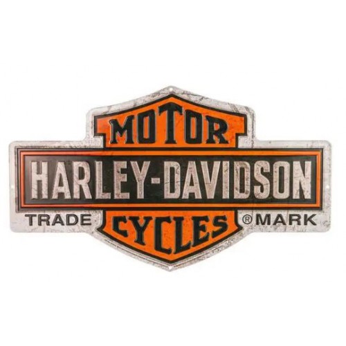 H-D NOSTALGIC B & S TIN SIGN 