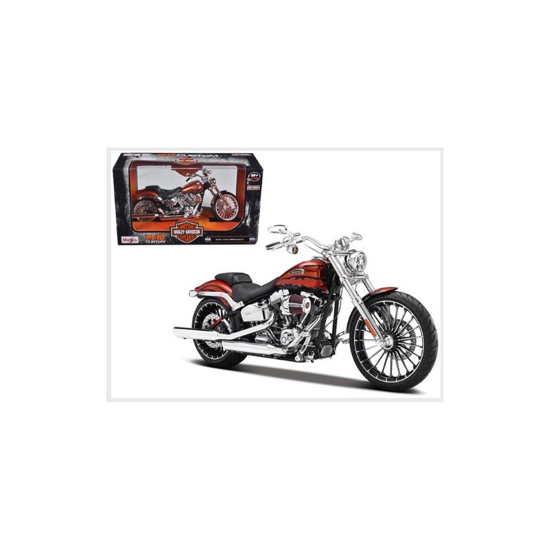 2014 Harley Davidson CVO Breakout Orange 1/12 Diecast Motorcycle Model by Maisto