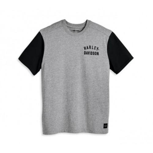 Men's Staple Colorblock Tee - Colorblocked - Heather Grey
