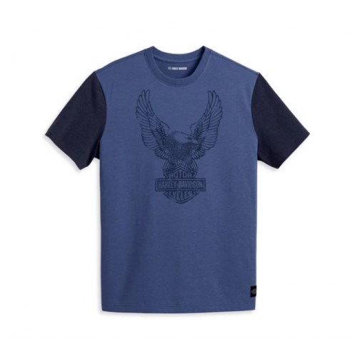 Men's Road Captain Colorblock Tee - Colorblocked - Grey Blue