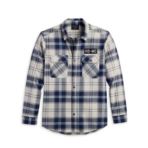 Men's HD-MC Flannel - Blue Plaid