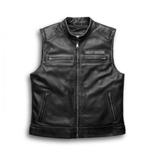 Men's Passing Link Leather Vest