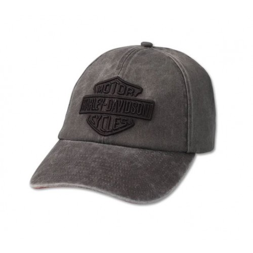 Bar & Shield Fitted Cap - Black