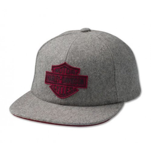 Bar & Shield Low Profile Cap - Medium Grey Heather